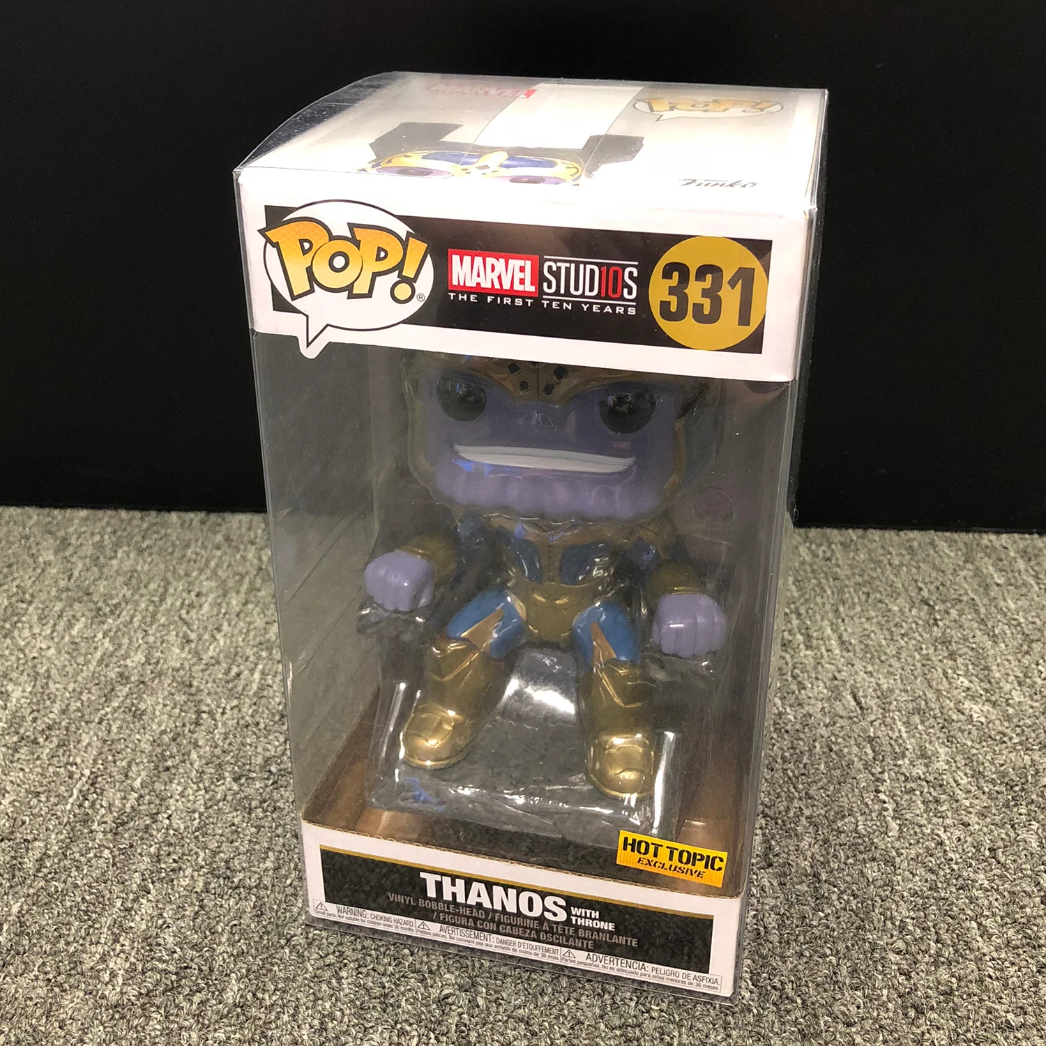 THANOS THRONE Pop Protectors for Funko (0.50mm thick) 9h x 5w x 5d - Image 6